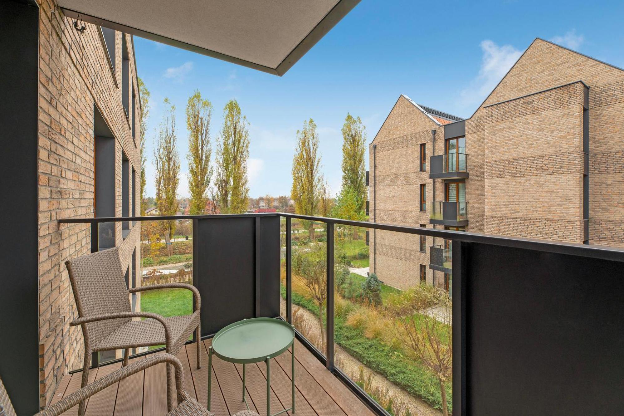 Front Park Apartments With Parking By Lion Apartments Gdańsk Exteriör bild